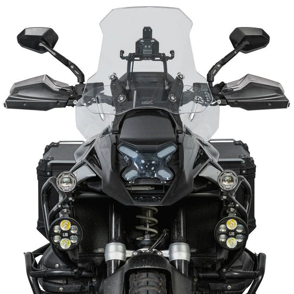 Protège-mains en aluminium pour BMW GS avec déflecteur réglable