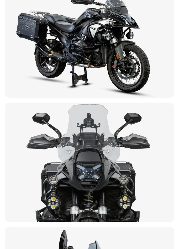 En position sur la moto