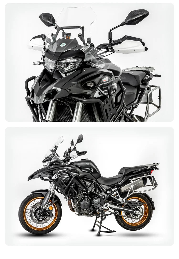 En position sur la moto