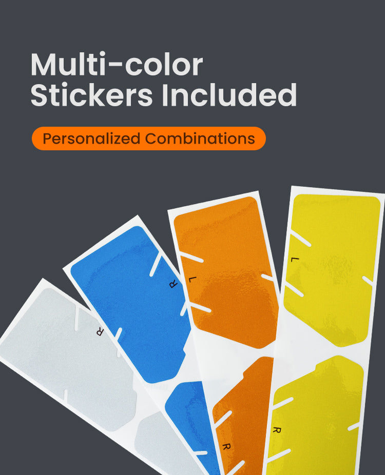 Huit autocollants pour le logo GS inclus