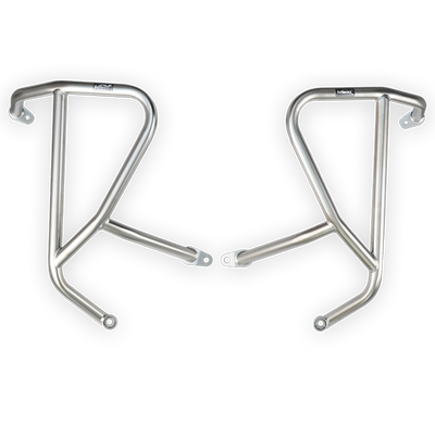 Barre superiori LOBOO CHG281S argento sabbiato per Honda CB500X e CB400X, coppia destra e sinistra