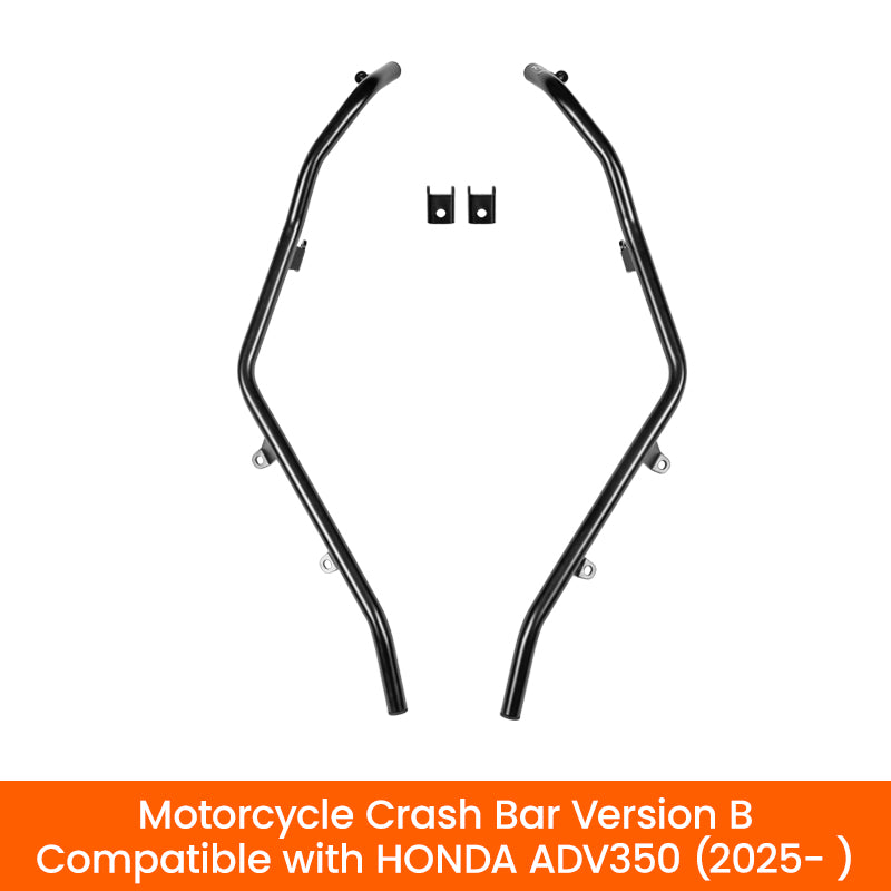 Crash bar LOBOO CHG511BK2 versione B per Honda ADV 350: due barre ad arco con staffette separate