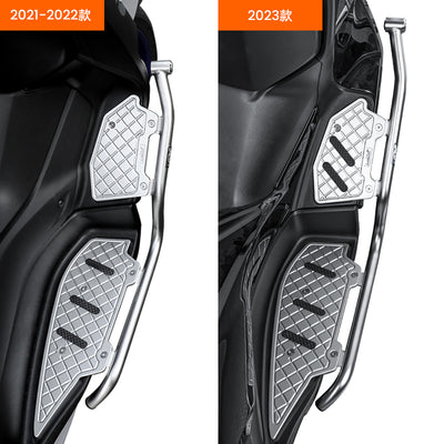 Pannello LOBOO a confronto: crash bar CHG862 per Yamaha XMAX 300 2021-2022 e 2023