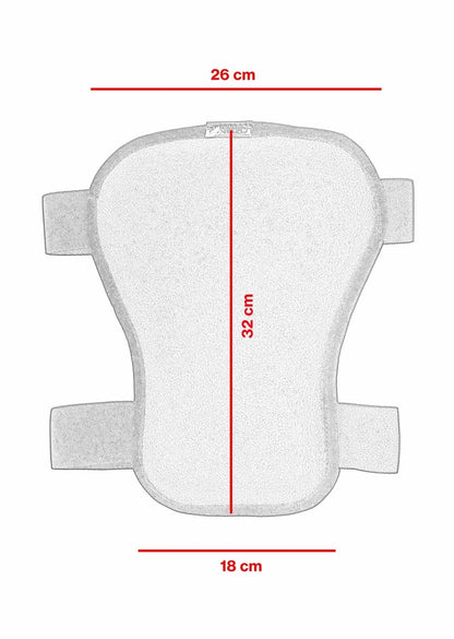 Cuscino memory foam salvachiappe nero tipo B | 00 - 0601 - r1942 - ENDURRAD