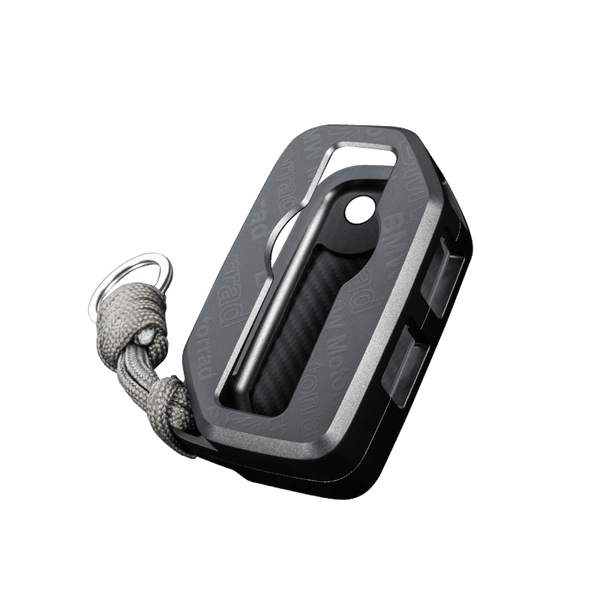 Étui de clé de moto BMW Keyless Ride en aluminium CNC et Kevlar