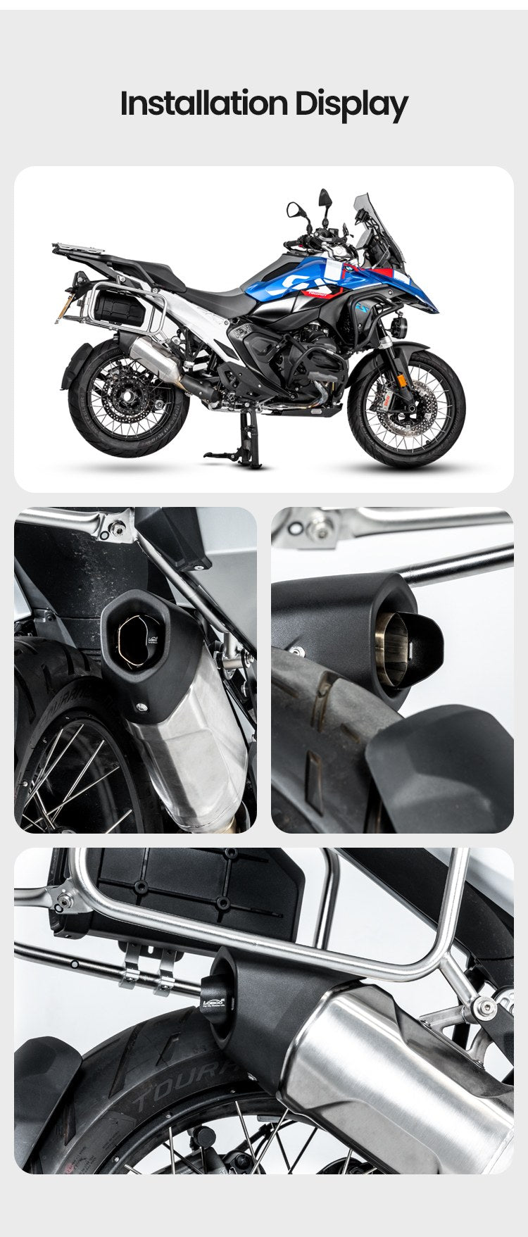 Monté sur la R 1300 GS