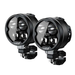 Feux auxiliaires homologués pour moto, 15 000 lumens, commande rotative