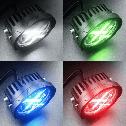 Phares multicolores pour motos et tout-terrains - Endurrad.com