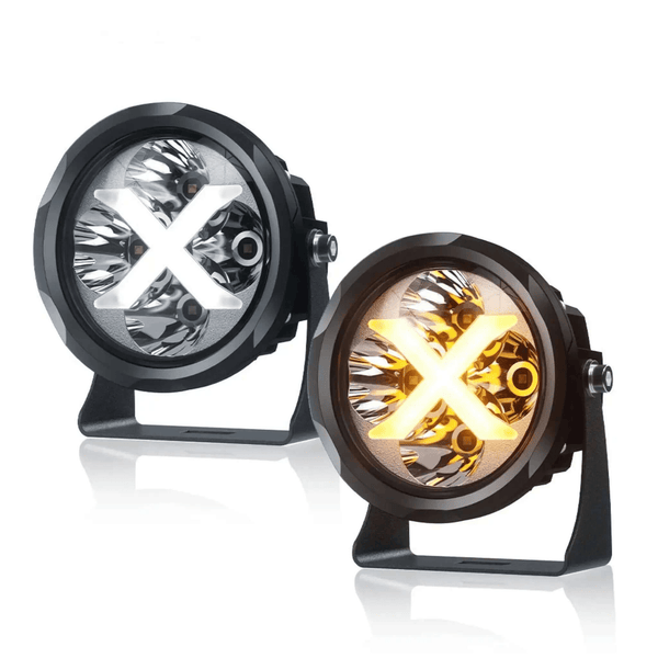 Phares multicolores pour motos et tout-terrains