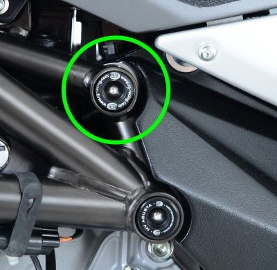 Ins.prot.telaio SX o DX (sup.traliccio telaio) MV Agusta F3 675/800, Rivale 800, Dragster 800, F4 1000R '10- / F4RR / F4RC (ord.