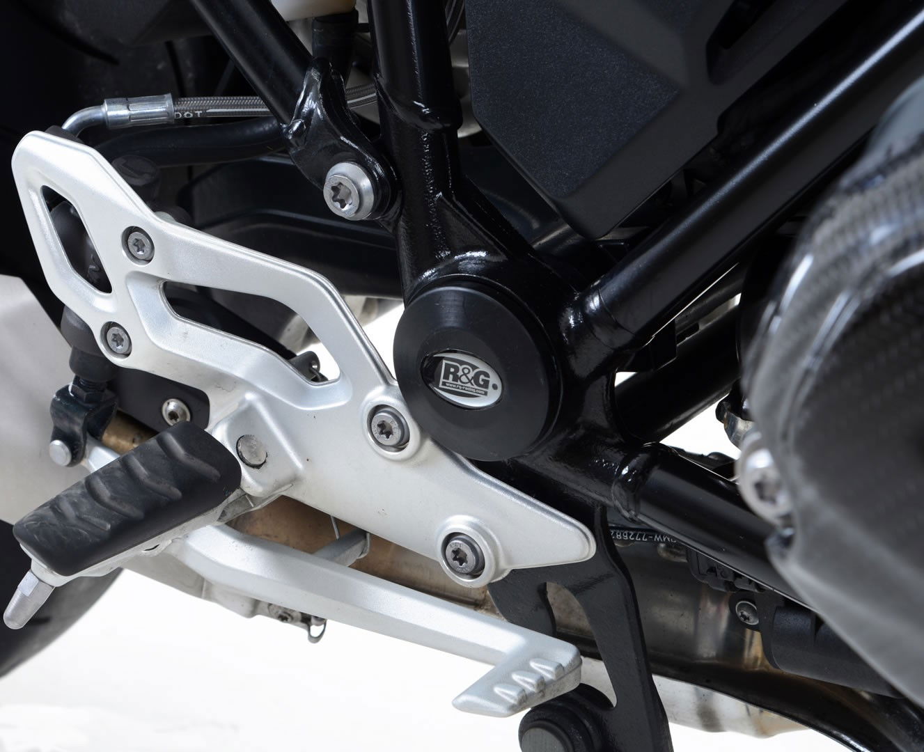 Inserto protezione telaio, SET 7 pezzi, BMW R1200RS '15- / R1200R '15- / R1250RS Sport '19- / R1250R Sport '19-