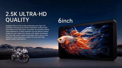Jado S6 – Monitor Moto 6" Wireless con CarPlay, Android Auto - ENDURRAD