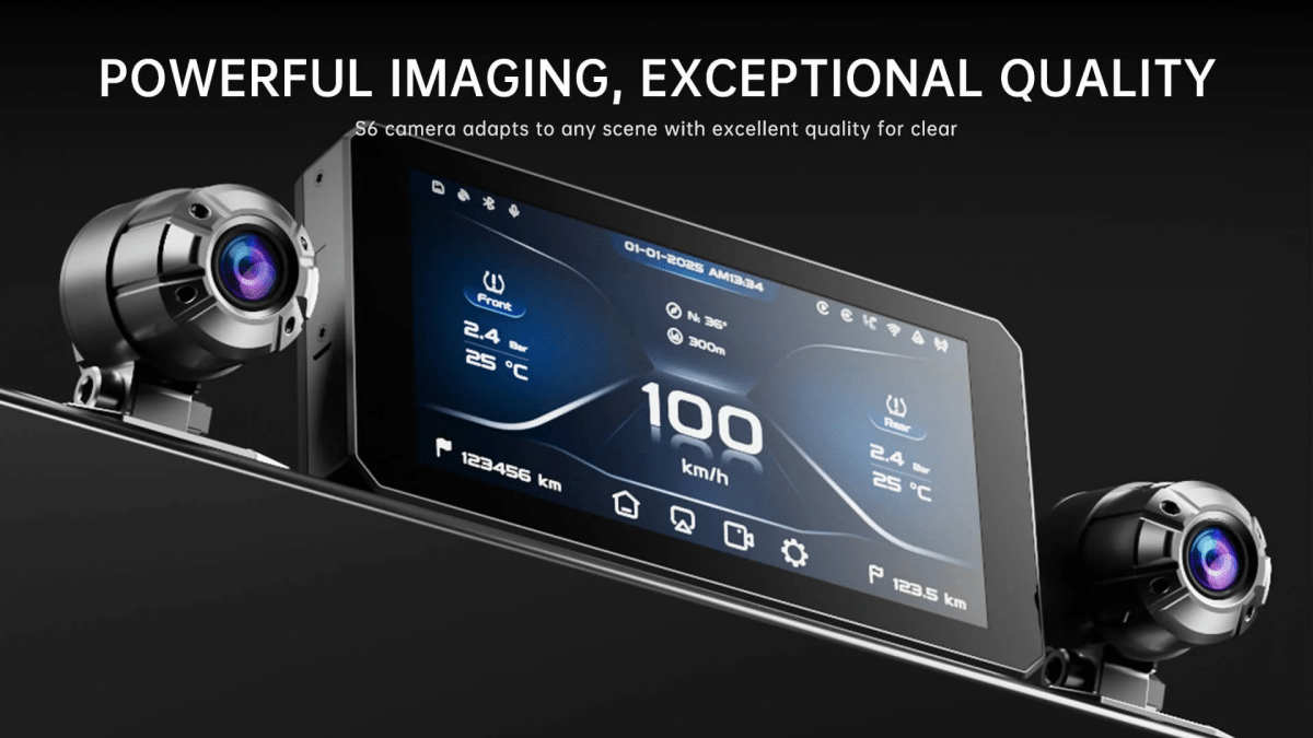 Jado S6 – Monitor Moto 6" Wireless con CarPlay, Android Auto - ENDURRAD