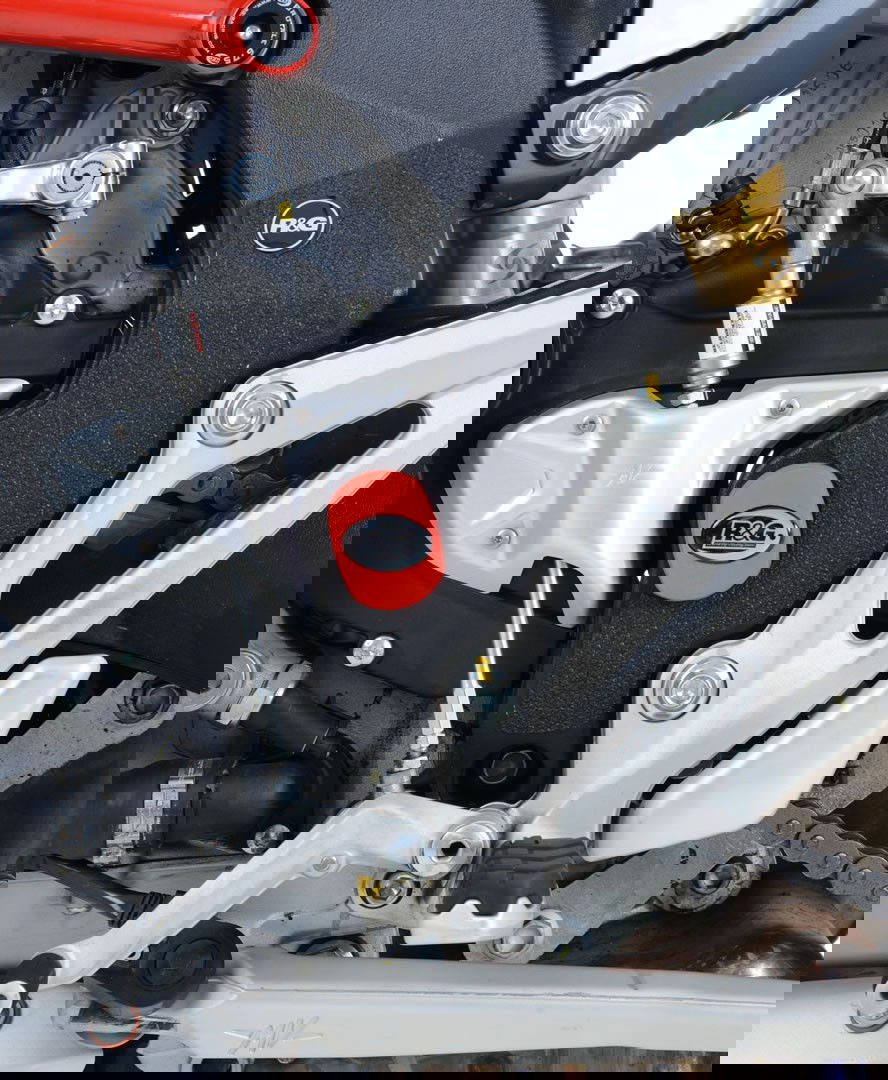 kit 2pz.adesivi anti-scivolo paratacco MV Agusta 800 Turismo Veloce - nero