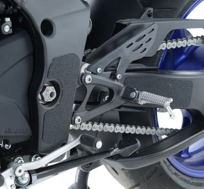 Kit 4pz.adesivi anti-scivolo paratacco YAMAHA YZF-R1 '09-'14 -nero