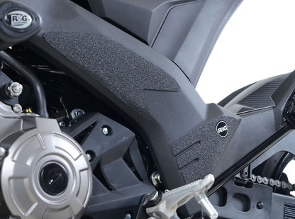 kit 4pz.adesivi anti-scivolo paratacco Kawasaki Z125 - nero (solo telaio) R&G