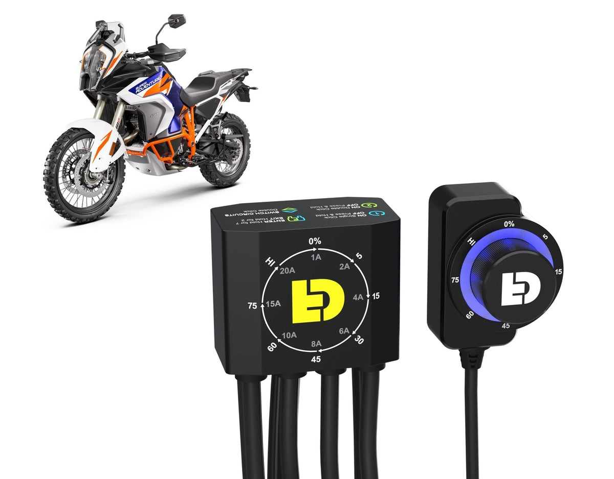 Controller DialDim DENALI con cablaggio dedicato per KTM 1290 Super Adventure