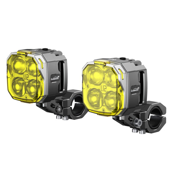 Projecteurs auxiliaires homologués pour moto, feux de croisement et de route, 15 200 lumens