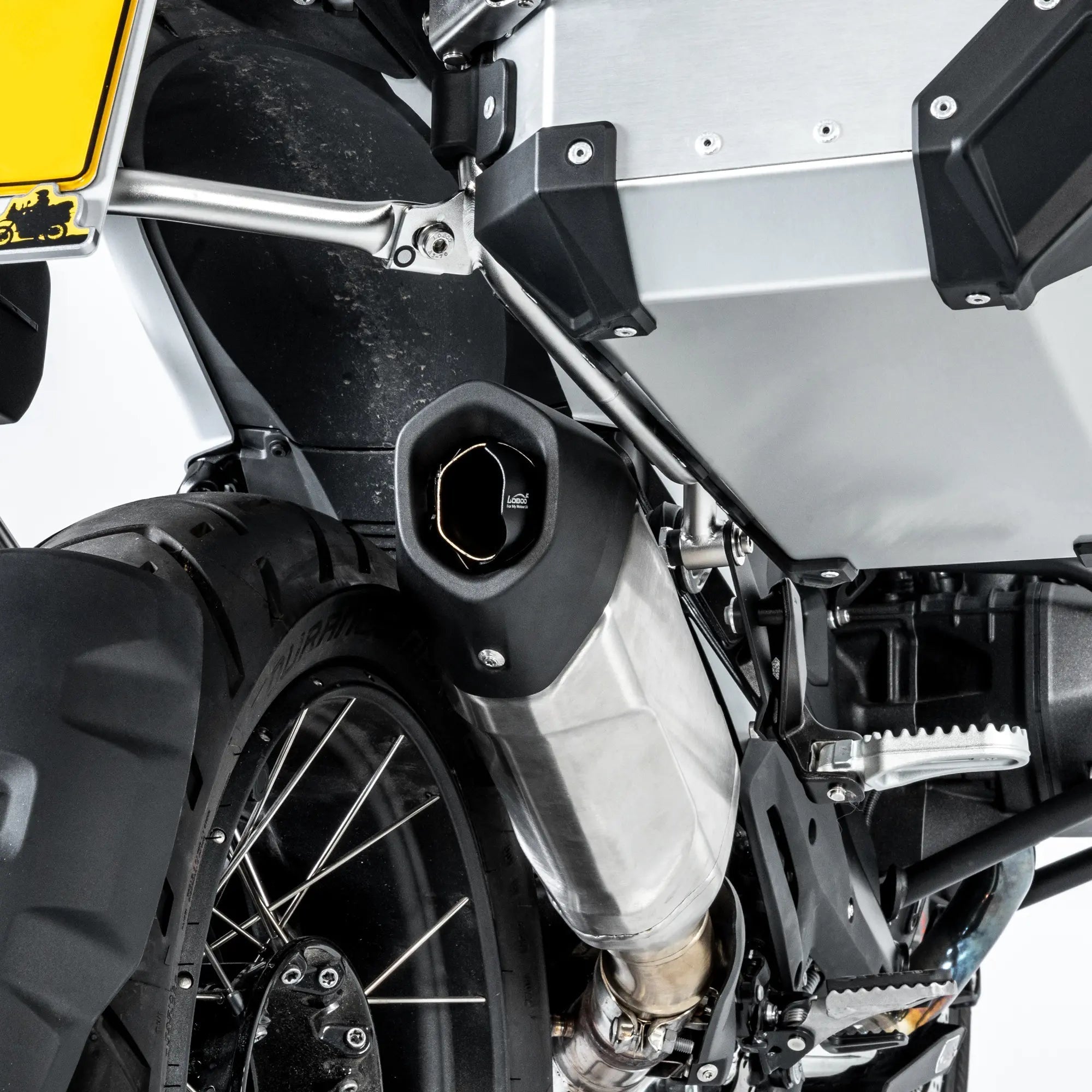 Deflettore di scarico LOBOO per BMW R 1300 GS Adventure, profilo aerodinamico