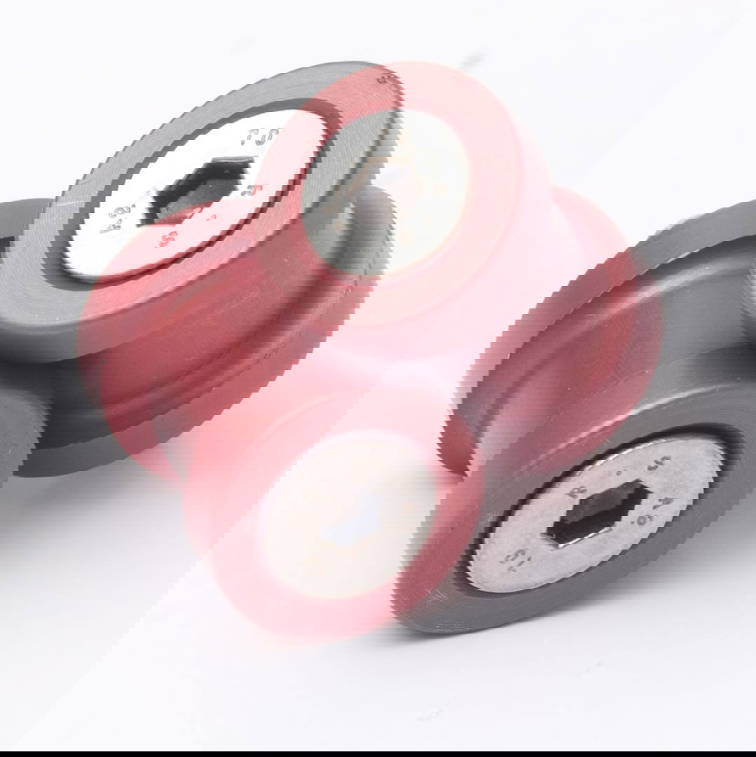 M8 supporti per cavalletto con protezioni  - rosso