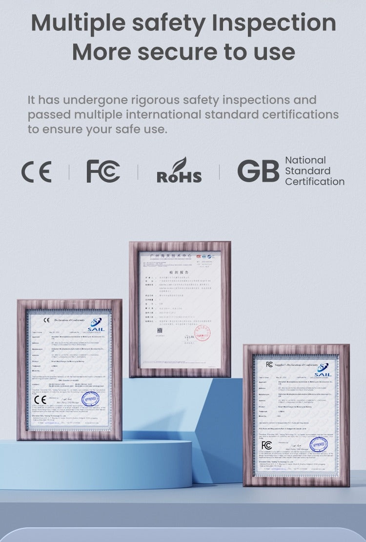 CE, FCC, RoHS et norme GB