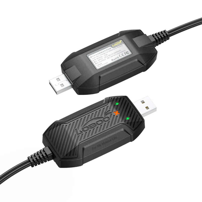 Mini chargeur de batterie moto C20Pro 12V | Compact, sûr, universel - Endurrad.com