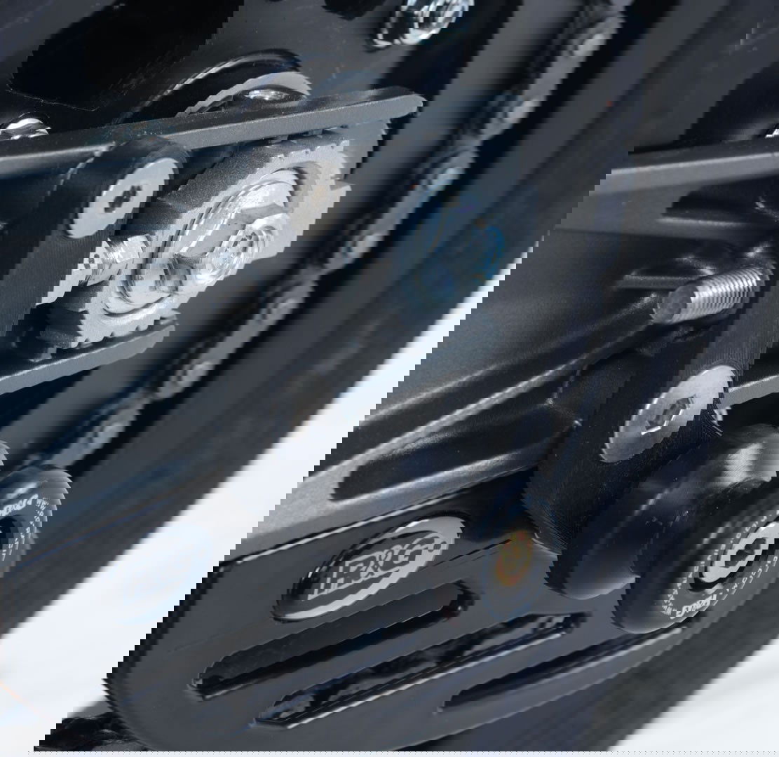 Nottolini cavalletto posteriore tipo Offset KTM 125 Duke '17- / RC 125 '17- / RC 390 '17- colore arancio R&G