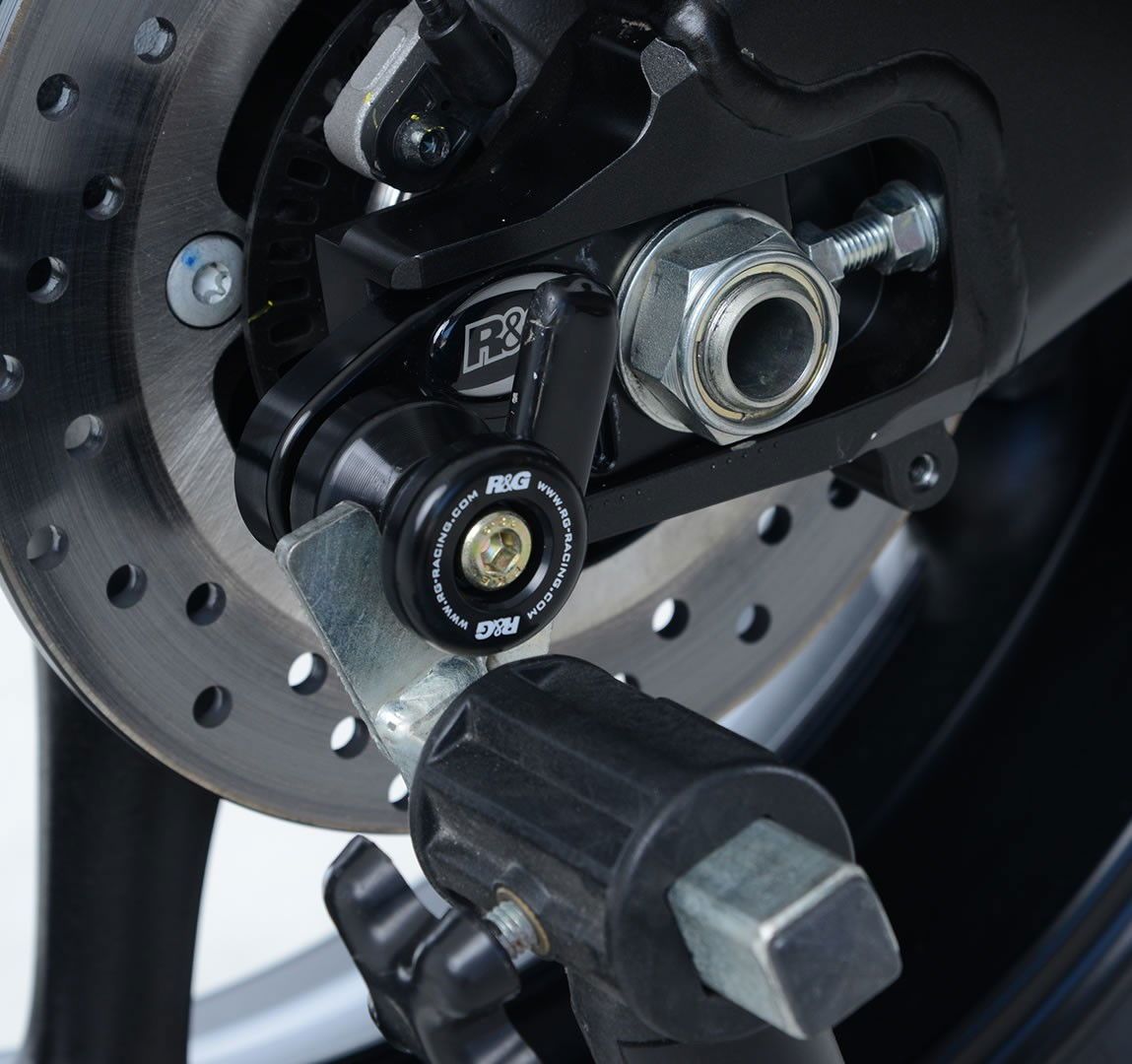 nottolini cavalletto posteriore tipo Offset Yamaha YZF-R6 '17- / MT-09 (SP) '21- / Tracer 9 (GT) '21- / XSR900 (GP)  '22- R&G