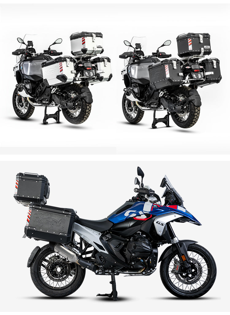 La moto équipée