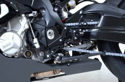 Pedane poggiapiedi moto Bmw S1000RR versione racing e stradale