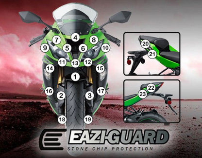 Pellicola protettiva kawasaki zx6r (636) 2013-2016