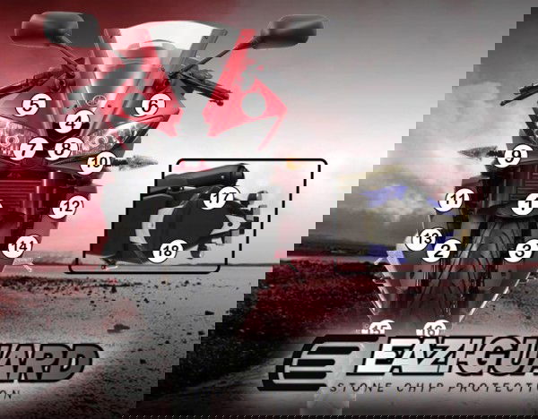 Pellicola adesiva moto  yamaha fjr1300a 2014-2020