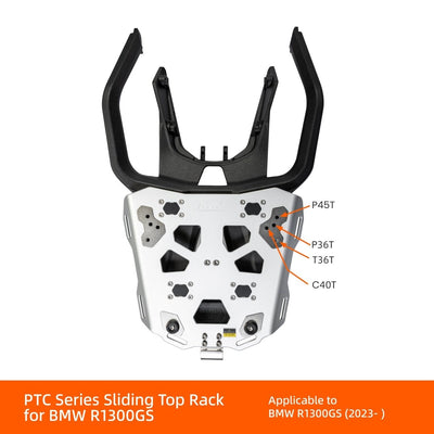 Plaque top case / cadre arrière BMW R 1300 GS - Endurrad.com