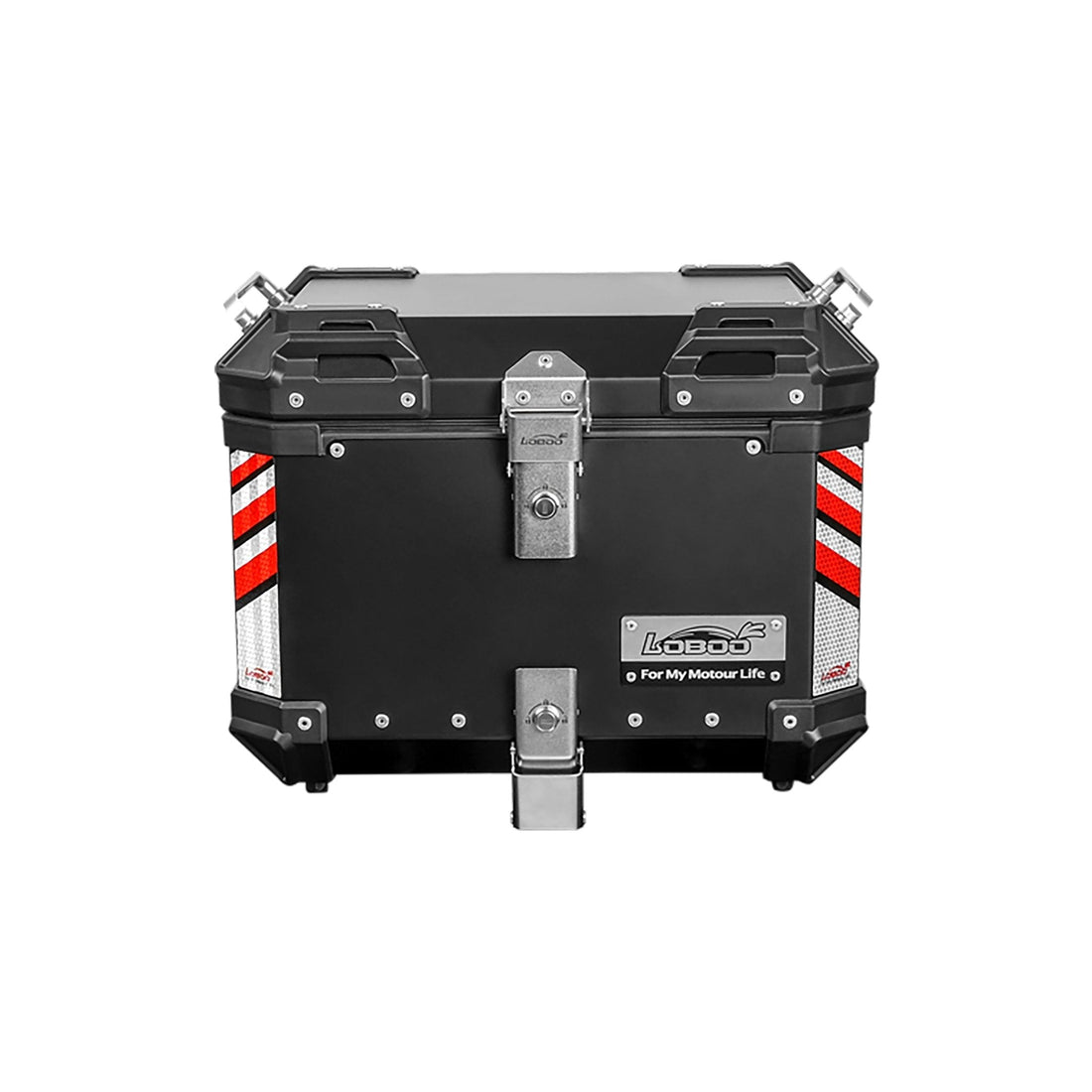 Bauletto LOBOO PIKE TRACKER nero con serratura e maniglie