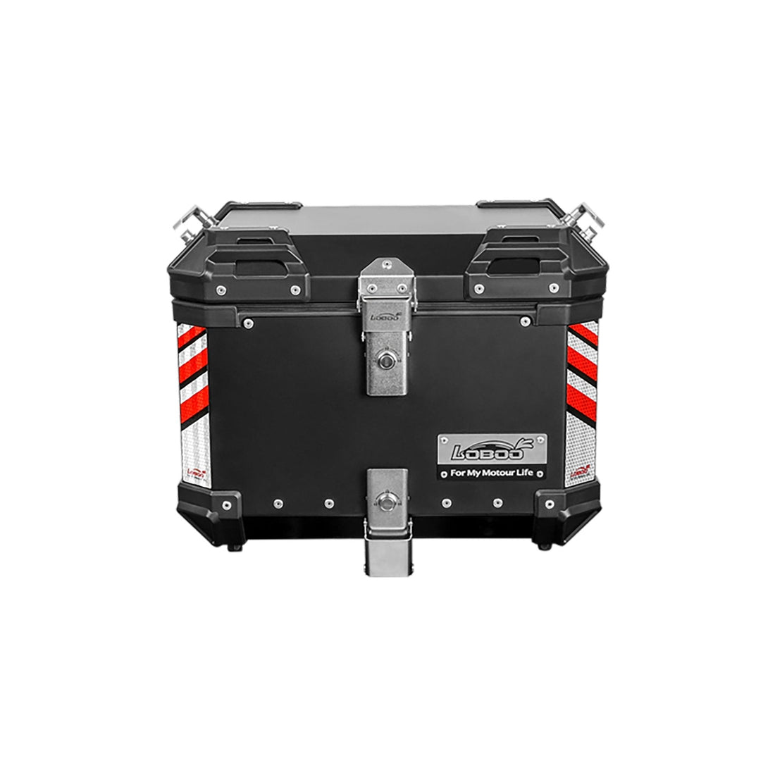 Bauletto LOBOO PIKE TRACKER nero visto di fronte