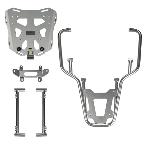 Plaque de top-case avec cadre de support pour Yamaha Ténéré 700 à partir de 2022 | acier inoxydable, sans perçage