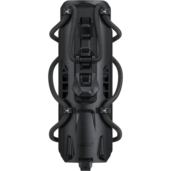Porte-bouteille moto pour crash-bar Ø 25 mm et top-case, réglable de 58 à 78 mm