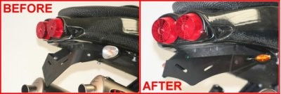 Portatarga Aprilia RSV Mille '01-'03 / Tuono up to '05