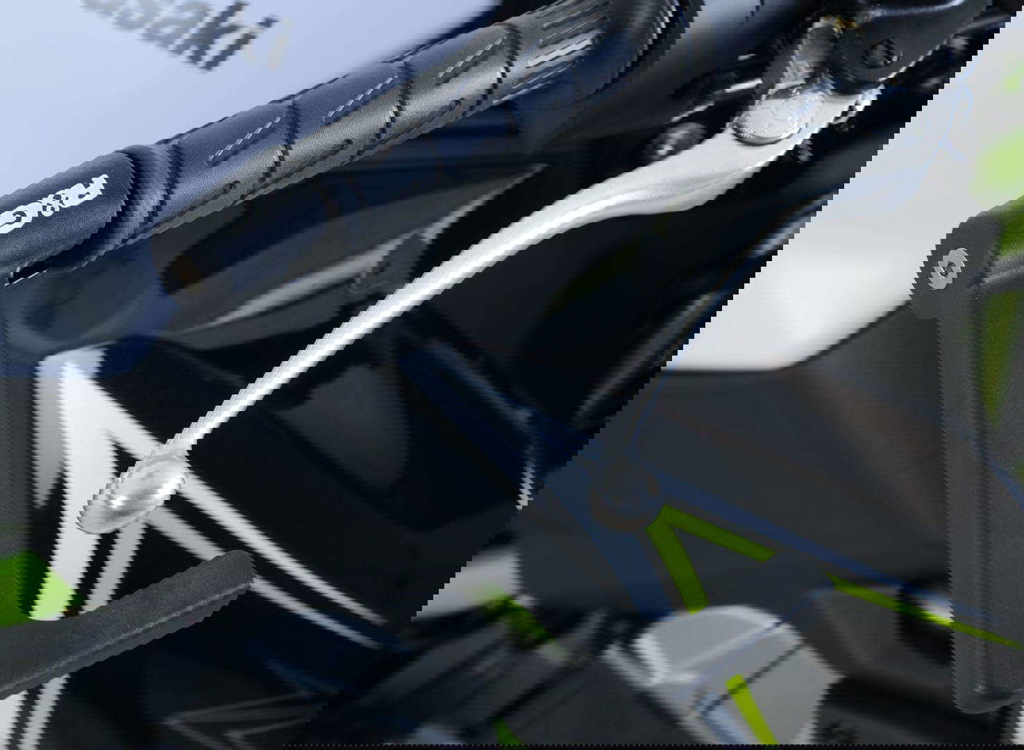 Protezione leva freno/frizione Kawasaki Z650 / Ninja 650 '17- blu