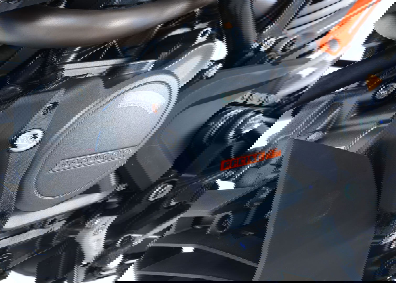 Protezione motore SX, KTM 125 Duke '17- R&G