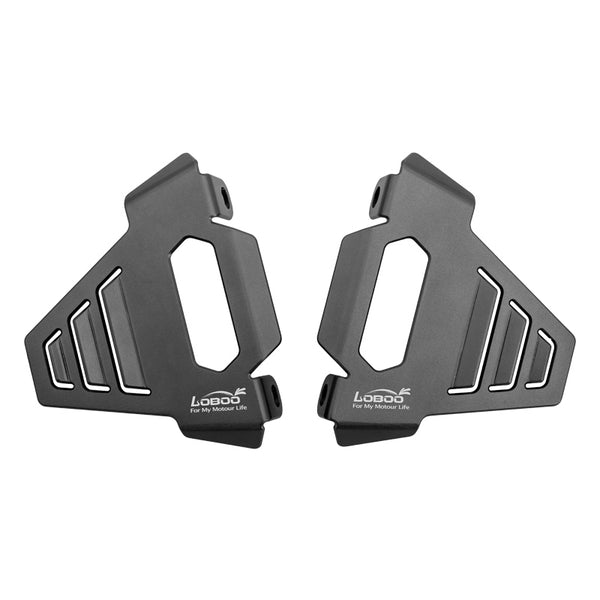 Protection d’étrier de frein pour BMW R 1300 GS et Adventure | paire en aluminium anodisé, protège également le capteur ABS