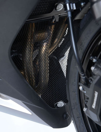 Retina protezione collettori scarico Kawasaki Z1000SX '11-'19 - colore verde