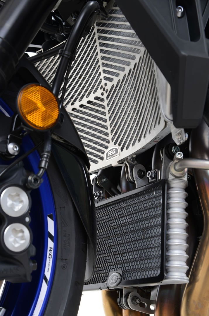 Retina protezione radiatore acciaio inossidabile, Yamaha YZF-R1 '15- / R1M '15-'19 / MT-10