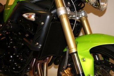 Retina protezione radiatore Titanium - Triumph Street Triple '07-'12