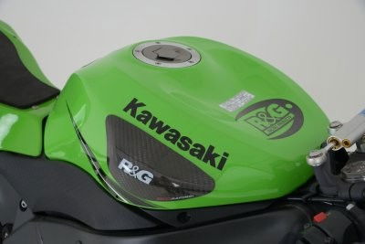 Sliders serbatoio in carbonio, Kawasaki ZX6-R '09- / ZX10-R  '08-'10 (con grafica KW su serbatoio)