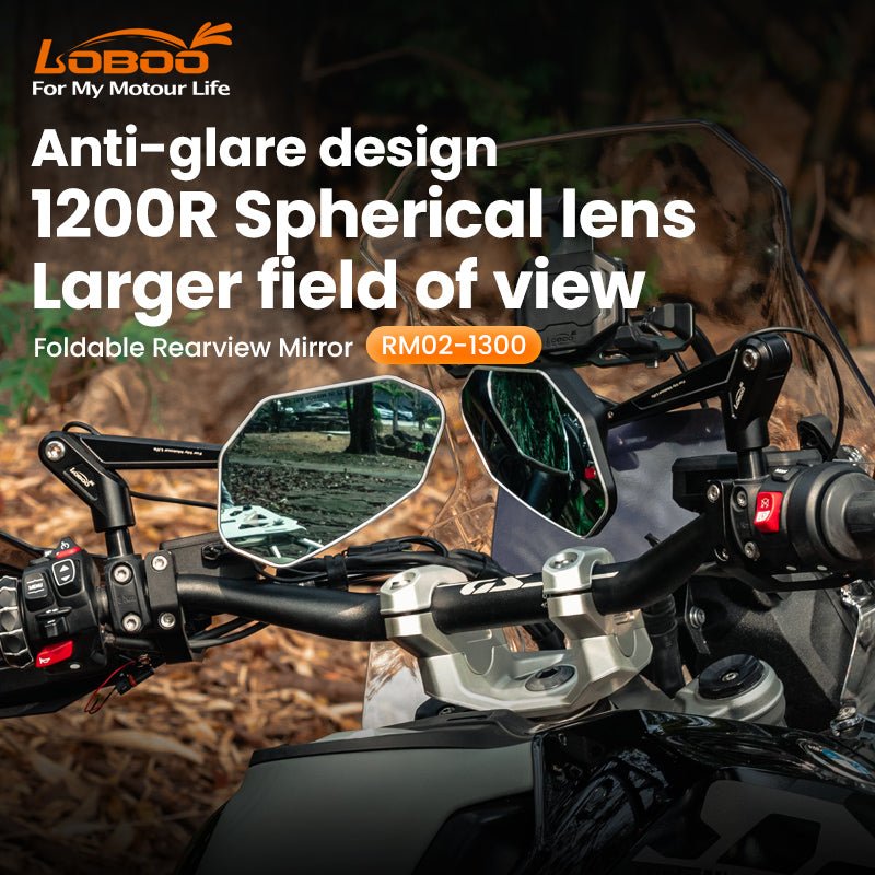 Rétroviseurs LOBOO BMW R 1300 GS RM02 - Endurrad.com