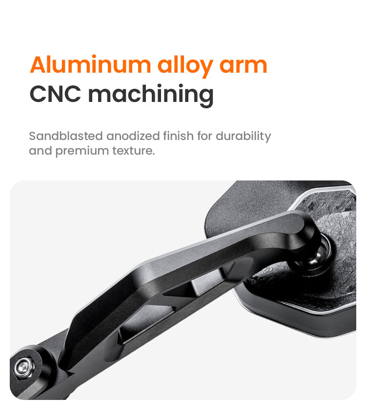 Le bras reste en aluminium