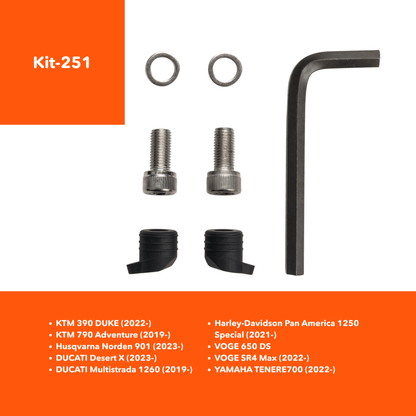 Rétroviseurs moto RM02 Loboo - Endurrad.com