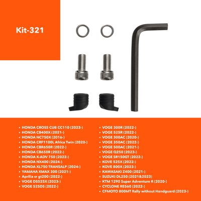 Rétroviseurs moto RM02 Loboo - Endurrad.com