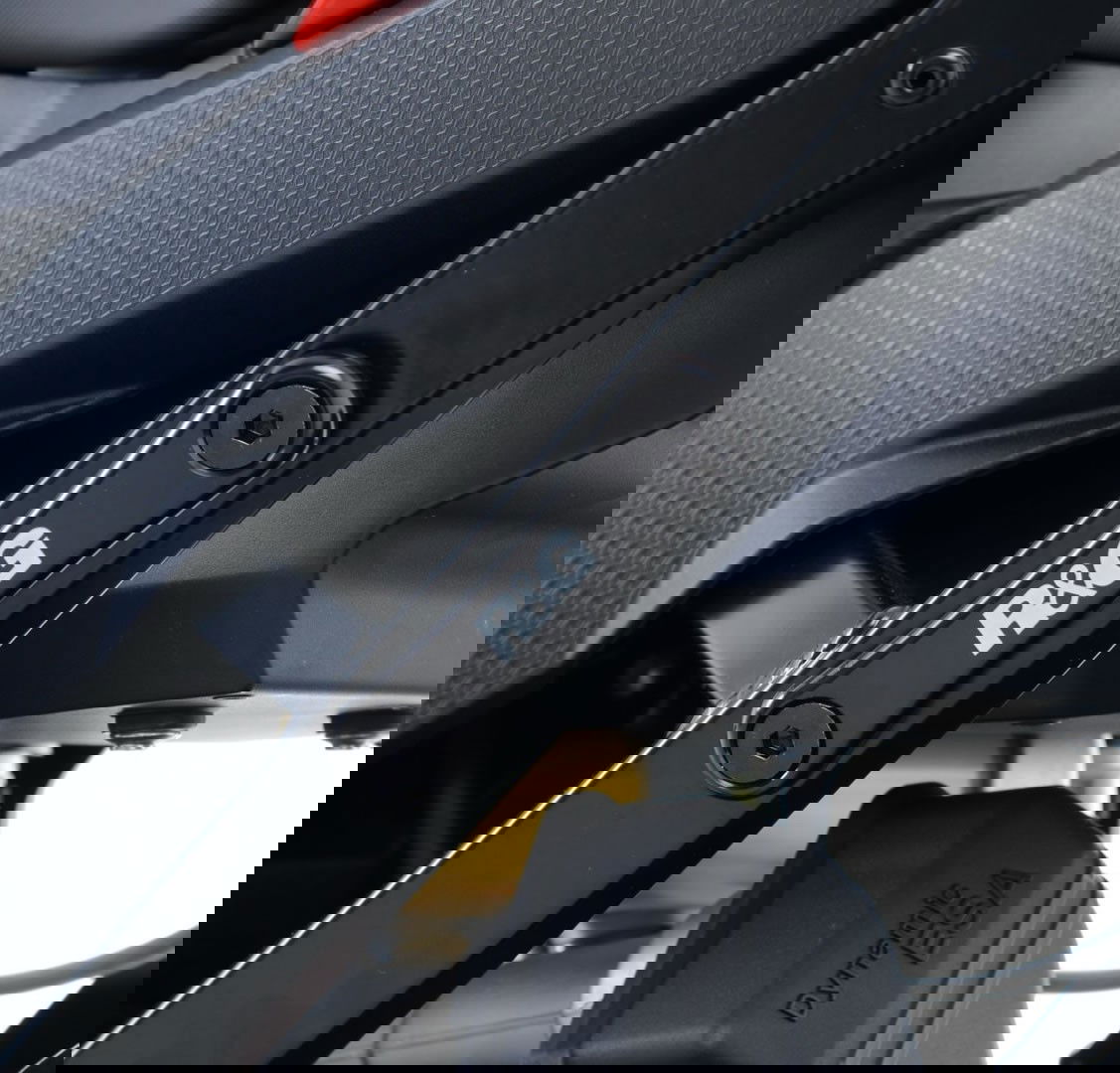 Staffa supporto scarico + piastra fori pedane posteriori, BMW S1000XR '15-'19